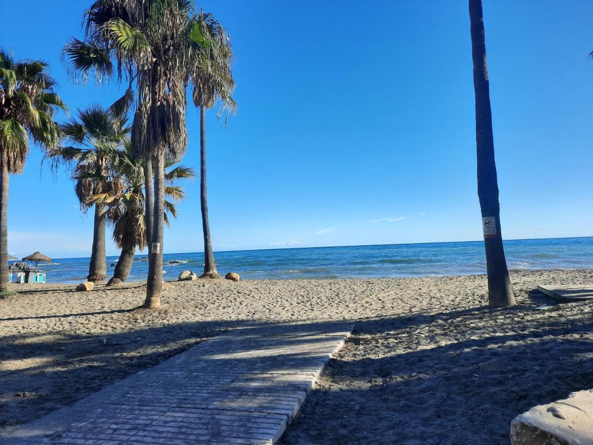 Noria 2, Pied Dans Le Sable, Magnifique Vue Mer, Piscine, Garage, Climatisation San Luis de Sabinillas Exterior photo
